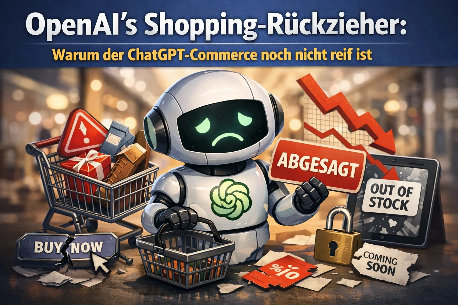 OpenAI's Shopping-Rückzieher: Warum der ChatGPT-Commerce noch nicht reif ist